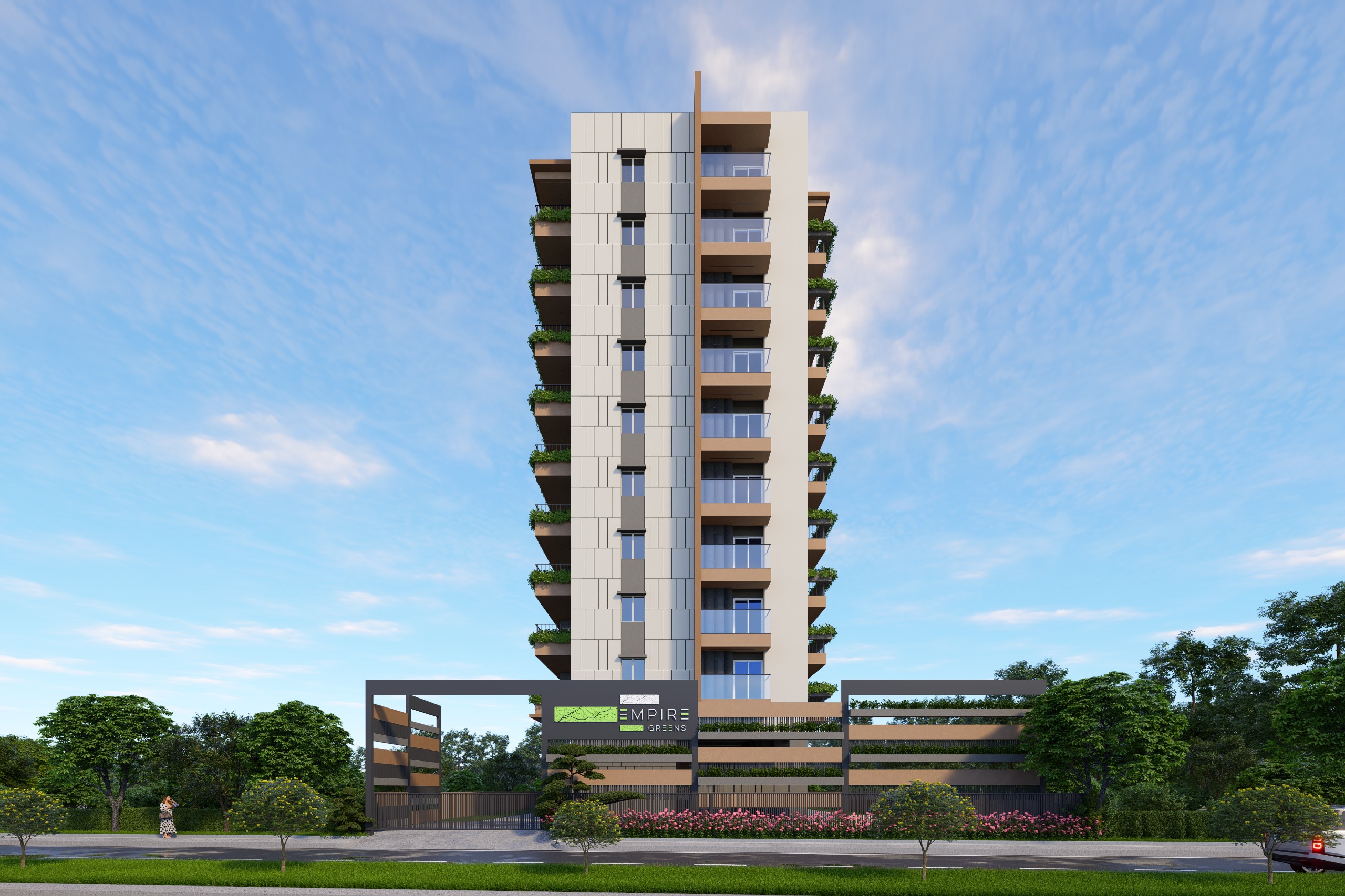 Empire Greens estimated entrance gate render